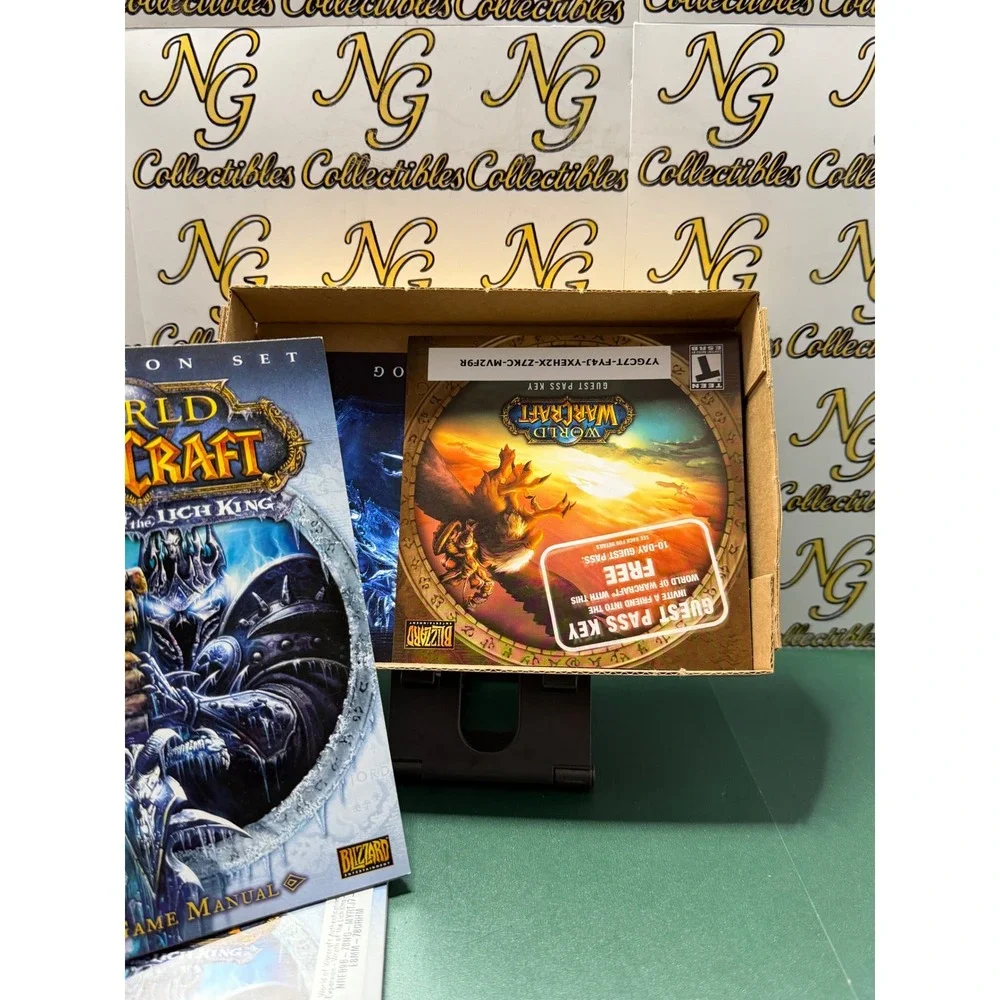 World of Warcraft Wrath of the Lich King PC Mac Expansion Set Blizzard 2008 Box